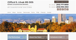 Desktop Screenshot of cliffordslitvakdds.com